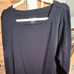 Chico's Black Long Sleeve Tunic top
